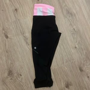Size 4 Lululemon Running Crops